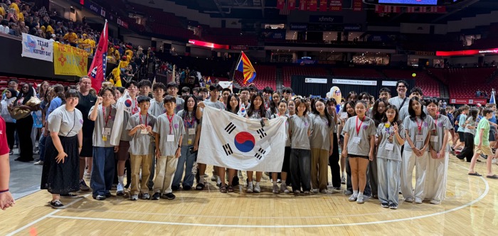 NHD Korea students at the National Contest